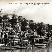 The temple on the Ganges, Benaras